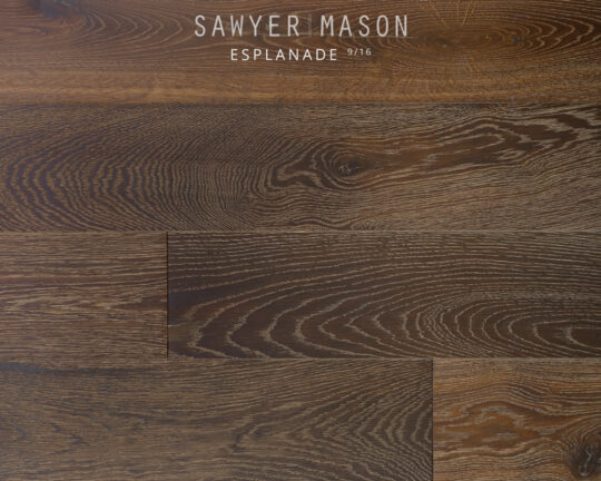 dark brown floor with variations in a select grade